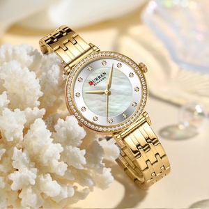 CURREN 9087 Fashion Women's Quartz <b>Watch</b> Casual Luxury Diamond Case Waterproof Stainless Steel Elegant Ladies Business <b>Watches</b> - Product Image 2