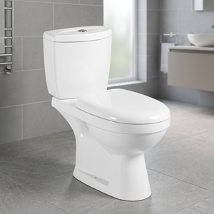 WC à poser au sol Vistaar Ceramics, deux pièces, sans bride, à double chasse cyclonique - Product Image 5