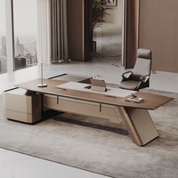 Bureau de direction en L écologique le plus vendu, facile à assembler, extensible, mobilier commercial moderne, idéal pour PDG