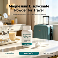 Mélange nutritionnel de bisglycinate de magnésium en poudre, complément alimentaire quotidien pour adultes, 4g/stick