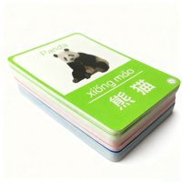 99 cartes de jeu éducatives pour enfants en chinois et en anglais, jeu de mémoire personnalisé