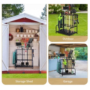 Estante de almacenamiento de herramientas de jardín de garaje multifuncional, organizador de almacenamiento para el hogar, ahorro de <span class=keywords><strong>espacio</strong></span>, estante organizador de herramientas de jardín personalizado - Product Image 6