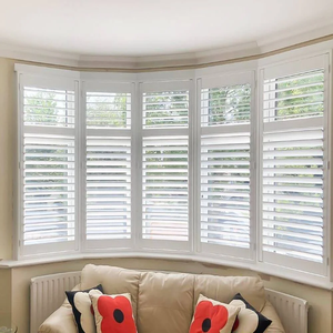 Fenêtre Coulissante Blanc Meilleur Prix Pvc Plantation Stores <span class=keywords><strong>Volets</strong></span> <span class=keywords><strong>Composite</strong></span> Plastique Vinyle <span class=keywords><strong>Volets</strong></span> Pvc pour Salon et Cuisine - Product Image 5
