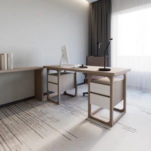Muebles de Cama Modernos y Ecológicos de Madera Maciza Duradera, Personalizados para Hoteles Cinco Estrellas, Conjuntos Comerciales para Dormitorios y Salas de Estar - Product Image 3