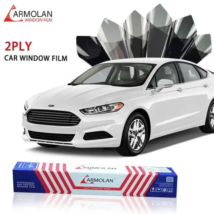 1.52*30M Auto-Adesivo Fácil Removível Armolan 100% Cerâmica 2Ply Janela Tint Film Tint Film UV Proteção Car Glass Film