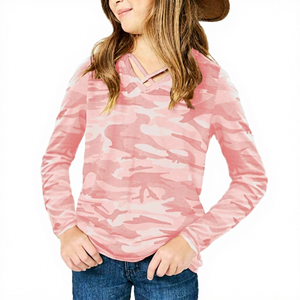 Chemise à manches longues camouflage rose pour femmes, UPF 50, anti-UV, vêtements de pêche - Product Image 1