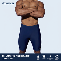 Maillots de bain athlétiques personnalisés Kuenzi avec logo, vente en gros d'usine, jammers de natation en nylon, maillots de bain de compétition à marque privée pour hommes