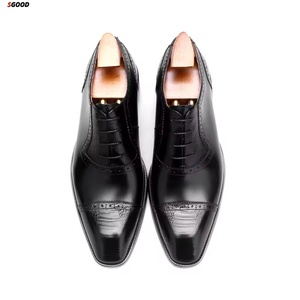 Mocasines Oxford de Cuero Genuino con Plataforma Alta y Cierre de Hebilla, Zapatos Formales con Amortiguación de Aire para Hombre, Ideales para Bodas, Oficina, Carrera Profesional y Fiestas - Product Image 2