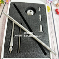 Chicha manuelle Mattpear en acier inoxydable, style classique, personnalisable, coffret cadeau boutique, pot Hisha