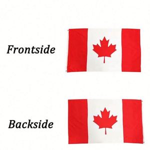 ธงชาติแคนาดา ขนาด 90x150 ซม. พิมพ์ลายตามสั่ง ผลิตในแคนาดา ขนาด 3x5 ฟุต ทำจากโพลีเอสเตอร์ - Product Image 3