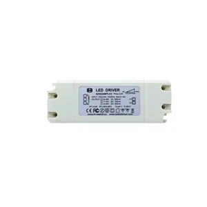 Lighting Accessories Light Dimmer Driver 12V 24V Constant Voltage/Current Design Round IP20 Triac Dimming Led Driver 24w