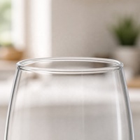 Verres à vin rouge traditionnels de 490 ml pour service à table, dîners à domicile, événements de restauration, bars, restaurants et hôtellerie OEM/ODM