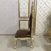 Fauteuil de salle à manger familial pour villa, mobilier de maison, style antique européen, chaise de salle à manger pour hôtel cinq étoiles et club privé, pour ensembles de salle à manger
