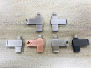 Tốc Độ Cao 128GB Loại C USB Ổ Đĩa Bút Mới Tư Nhân OTG Ổ Đĩa Flash 4-Trong-1 Cho <span class=keywords><strong>iPhone</strong></span> Quà Tặng Khuyến Mãi - Product Image 3