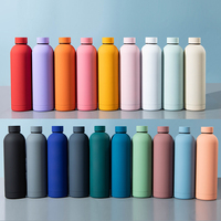 Vaso Deportivo Personalizado de Acero Inoxidable con Aislamiento al Vacío, Ecológico, de 500 ml/750 ml, Aislamiento de 12 a 24 Horas para Bebidas Frías/Calientes, Ideal para Camping