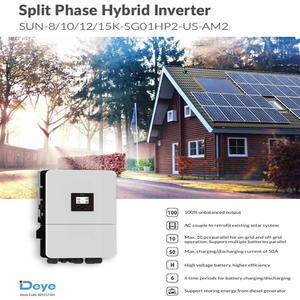 Onduleur Deye SUN-8/10/12/15K-SG01HP2-US-AM2 8kw 10kw 12kw 15kw Onduleur hybride à phase divisée Deye - Product Image 3