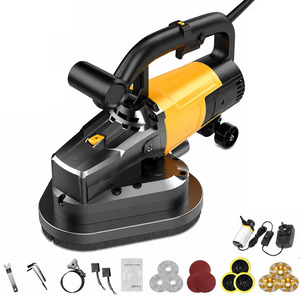 Ponceuse à béton et ciment à 3 têtes, vitesse réglable, sans balais, haute puissance, pour sols en époxy et machine à enduire les murs - Product Image 1