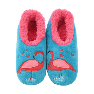 Vente en gros personnalisé drôle coloré maison pantoufles pour les femmes chaud animaux appariés antidérapant <span class=keywords><strong>pantoufle</strong></span> chaussettes - Product Image 4