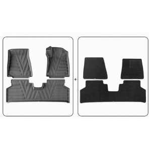 Set di Tappetini e Rivestimenti per Auto <span class=keywords><strong>Kia</strong></span> NIRO EV 2022 RHD, TPE Resistente a Tutte le Condizioni Atmosferiche, Spessore 3,5mm, Antiscivolo, Set Completo Coolcars - Product Image 1