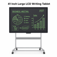 Tablette de dessin LCD grand format 41 pouces pour le bureau et l'école, bloc-notes numérique réutilisable, taille personnalisée disponible