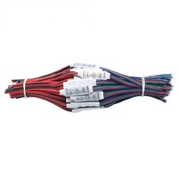 Controlador de tira de luz LED RGB 12-24V Tira de luz colorida Controlador de cambio de color con atenuador de 3 teclas
