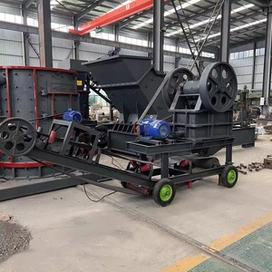 Trituradora de Piedra Portátil de Mandíbulas Olive Tech PE-150*750 con Motor Diésel y Rodamientos, Capacidad Máxima de 15-20 t/h, Alta Productividad - Product Image 3