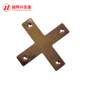 เหล็กยึดรูปตัว X ยี่ห้อ YIHUAXING แบบ 4 รู ชุบสังกะสี สำหรับประตู ตู้ เฟอร์นิเจอร์ และอุปกรณ์ฮาร์ดแวร์ - Product Image 4