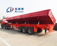 Chine Remorques bennes fabricant côté camion à benne basculante semi-remorque avec bon prix