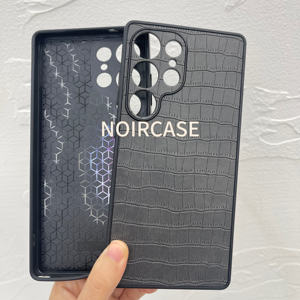Funda de teléfono de TPU para hombre: adecuada para negocios, compatible con <span class=keywords><strong>modelos</strong></span> <span class=keywords><strong>Samsung</strong></span>, sensación Premium, práctica, textura de cuero - Product Image 3