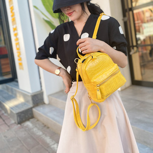 2022 nuovo arrivo moda PU zaino in <span class=keywords><strong>pelle</strong></span> borsa da viaggio scuola Mini zaino per le donne - Product Image 2