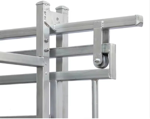 Porte coulissante roulante pour clôture <span class=keywords><strong>de</strong></span> ferme, en acier à faible teneur en carbone, 1,83 m <span class=keywords><strong>de</strong></span> haut, 740 mm <span class=keywords><strong>de</strong></span> large, galvanisée à chaud et thermolaquée, facilement assemblable - Product Image 3