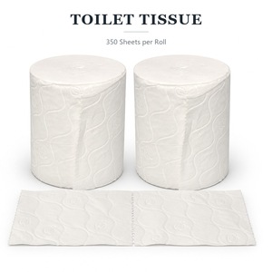 Green Virgin Wood Pulp <b>Toilet</b> Paper 5 Ply Embossed 350 Sheets Hotel & Washroom Use - Product Image 3