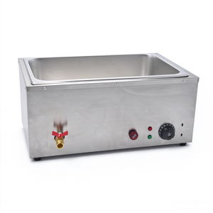 Baño María Eléctrico de Acero Inoxidable para Mostrador, Calentador de Alimentos de 30 a 85 Grados, Baño de Agua Caliente Comercial para Catering y Restaurantes - Product Image 1