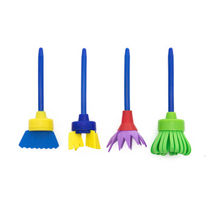Set di Pennelli in Spugna <span class=keywords><strong>per</strong></span> Bambini Bview Art - Kit Fai-da-Te con Timbri e Stencil in EVA <span class=keywords><strong>per</strong></span> Lavori Artistici su Cartoncino, Lavabile e Non Tossico - Product Image 5