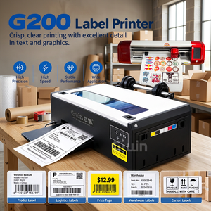 เครื่องพิมพ์ฉลาก Gwin G200 ความละเอียด 1200dpi แบบอิงค์เจ็ท หลายสี พร้อมระบบพิมพ์อัตโนมัติ สำหรับพิมพ์ฉลาก/สติกเกอร์ - Product Image 1