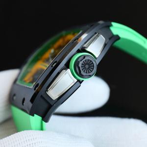 Reloj de Pulsera Negro para Hombre - Diseño Hueco con Movimiento Mecánico Automático - Product Image 2