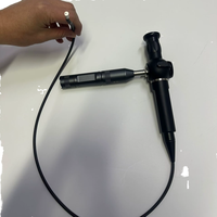 Objectif de caméra 4.0mm Endoscope d'inspection vidéo à fibre optique Câble de test 1.0M Articulation bidirectionnelle Écran IPS 4.3 "IP67 LED Zoom 6X