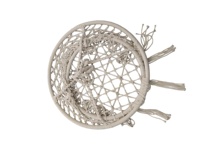 Hamac d'extérieur en dentelle portable, chaise à bascule, corde en coton, adultes et enfants