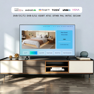 ผู้ผลิตทีวีไร้ขอบขนาด 24 32 43 50 55 65 70 75 85 100 นิ้ว ทีวี 4K UHD QLED ทีวีขนาด 100 นิ้วสำหรับขาย ทีวีสำหรับโรงแรม B2B - Product Image 1