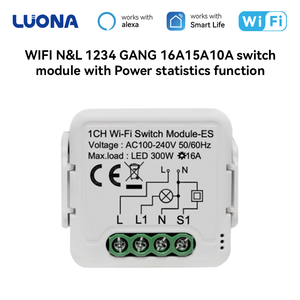 <span class=keywords><strong>Module</strong></span> d'interrupteur intelligent Mini 1CH Zigbee/<span class=keywords><strong>Wifi</strong></span>, dissimulé derrière les interrupteurs muraux, automatisation de la maison intelligente Tuya - Product Image 1