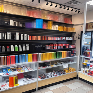 Budget freundliche mehrstöckige Anzeige einheit Frucht geschmack Shop Dekoration <span class=keywords><strong>Kit</strong></span> Acryl Marmor Made in China - Product Image 2