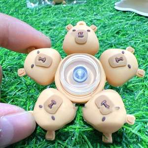 ขายตรงจากโรงงาน ลูกปืนคาบิบรา 5 แฉก แบบเงียบ ฟิดเจ็ตสปินเนอร์ ของเล่นคลายเครียดพลาสติก ปล่อยแรงได้ทันที สำหรับเด็กและผู้ใหญ่ - Product Image 1