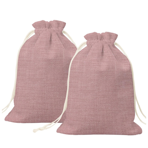 Sac à cordon en toile de coton biologique durable et écologique avec logo personnalisé imprimé, pochette à bijoux pour cadeaux promotionnels - Product Image 1