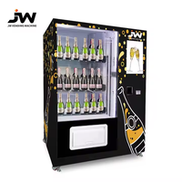 Distributeur automatique de boissons 24h/24 (bière, vin, soda, eau pétillante) avec écran tactile 22'' et compresseur SDK pour hôtels, bars et centres commerciaux