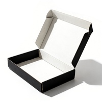Boîte d'expédition écologique en carton ondulé en forme d'avion avec logo personnalisé, motif personnalisé, taille sur mesure et fermeture magnétique