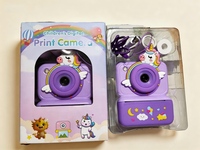 Appareil photo instantané DLC 4800MP HD avec double caméra, vidéo 1080P, jeux multifonctionnels, musique, impression en un clic, écran de protection oculaire pour enfants