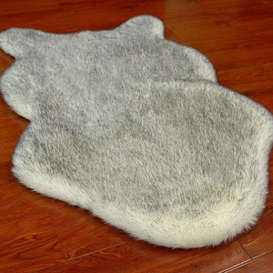 Factory Directly Wholesale Faux Rabbit Fur <strong>Rug</strong> <strong>Cheap</strong> Rabbit Plush Area <strong>Rugs</strong> - Product Image 3