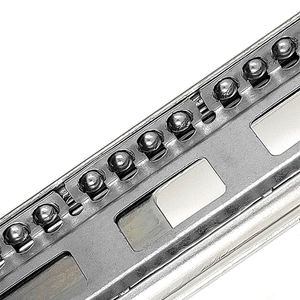 Corredor de cajón de 40mm Rodamiento de bolas Rieles deslizantes para cajón Canal telescópico de 3 pliegues Rieles Para <span class=keywords><strong>Cajones</strong></span> - Product Image 5