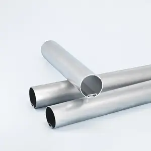 Customized Quality Reliable 38MM Aluminum Alloy Tube Round Tube Rollers 25mm Cortinas For Roller Blind Tube