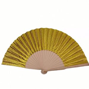 Spanish Customized Printing with Logo Elegant Wooden Hand Fan for Wedding <b>Gift</b> - Product Image 4